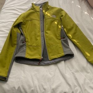 Womens North Face jacket chartreuse rare color